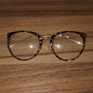 Fake reading glasses